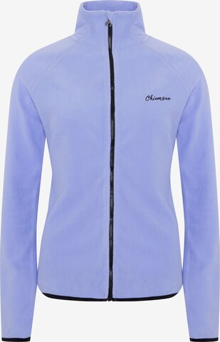 CHIEMSEE Fleece Jacket in Blue: front