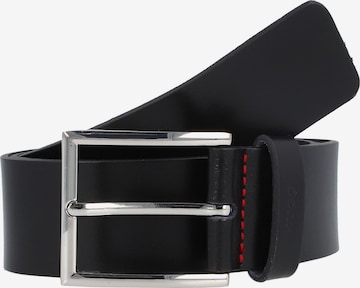 HUGO Belt 'Giaspo' in Black: front