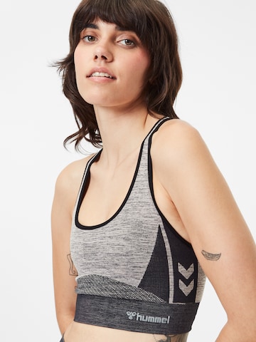 Hummel Bralette Sports Top in Grey