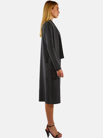 TOOche Knitted Coat in Grey