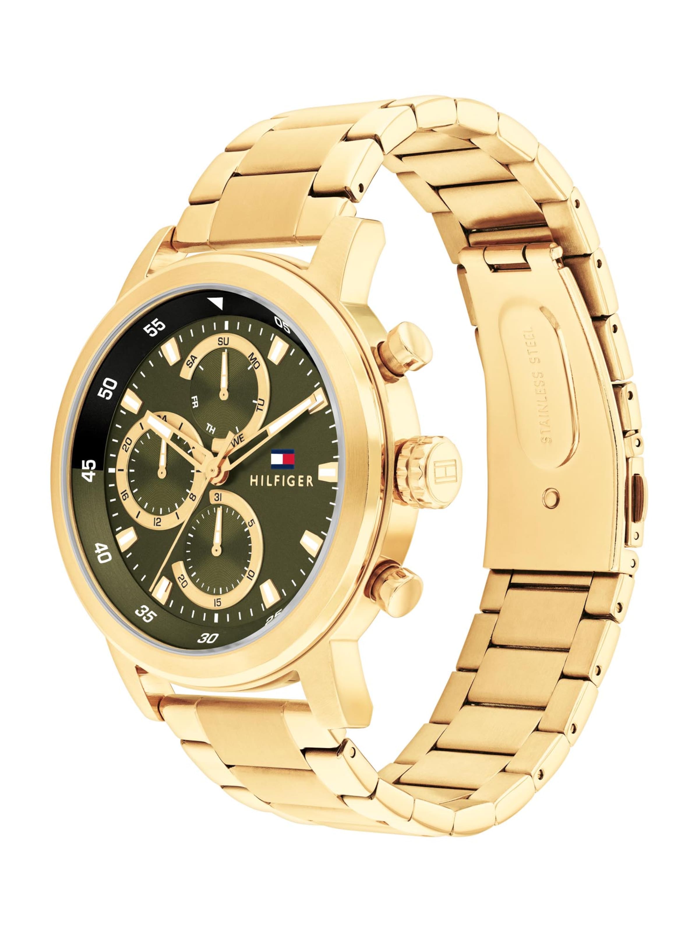 Montre à affichage analogique 'Rocky' TOMMY HILFIGER en or : devant