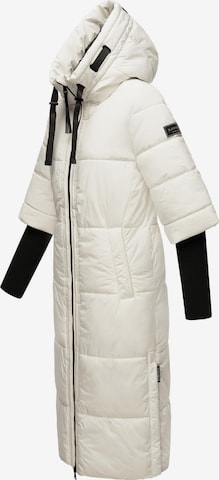 NAVAHOO Winter Coat 'Ciao Miau XIV' in White