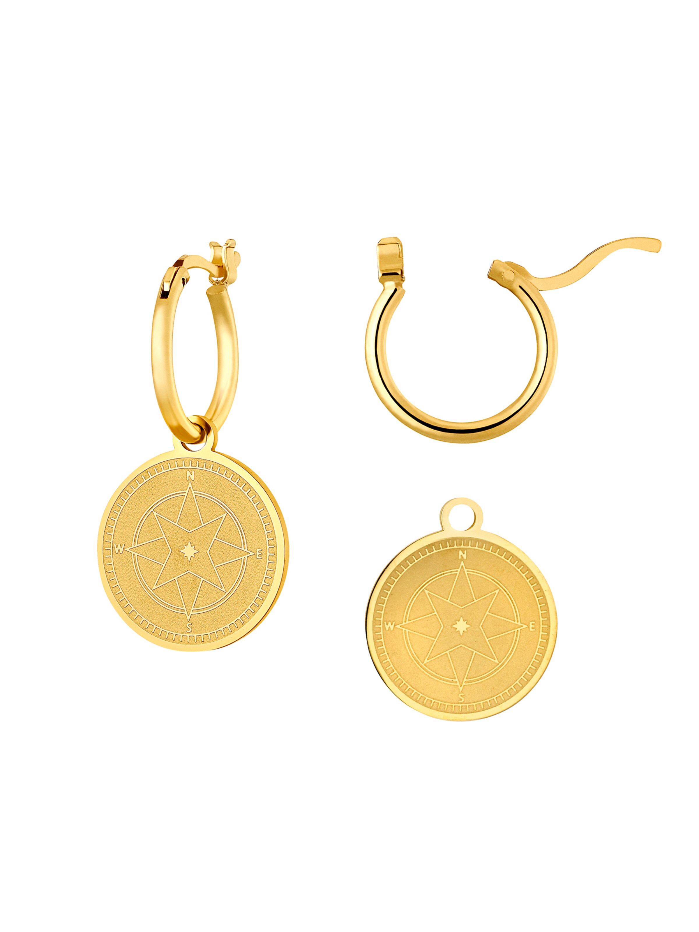 Boucles d'oreilles 'Thea' Heideman en or