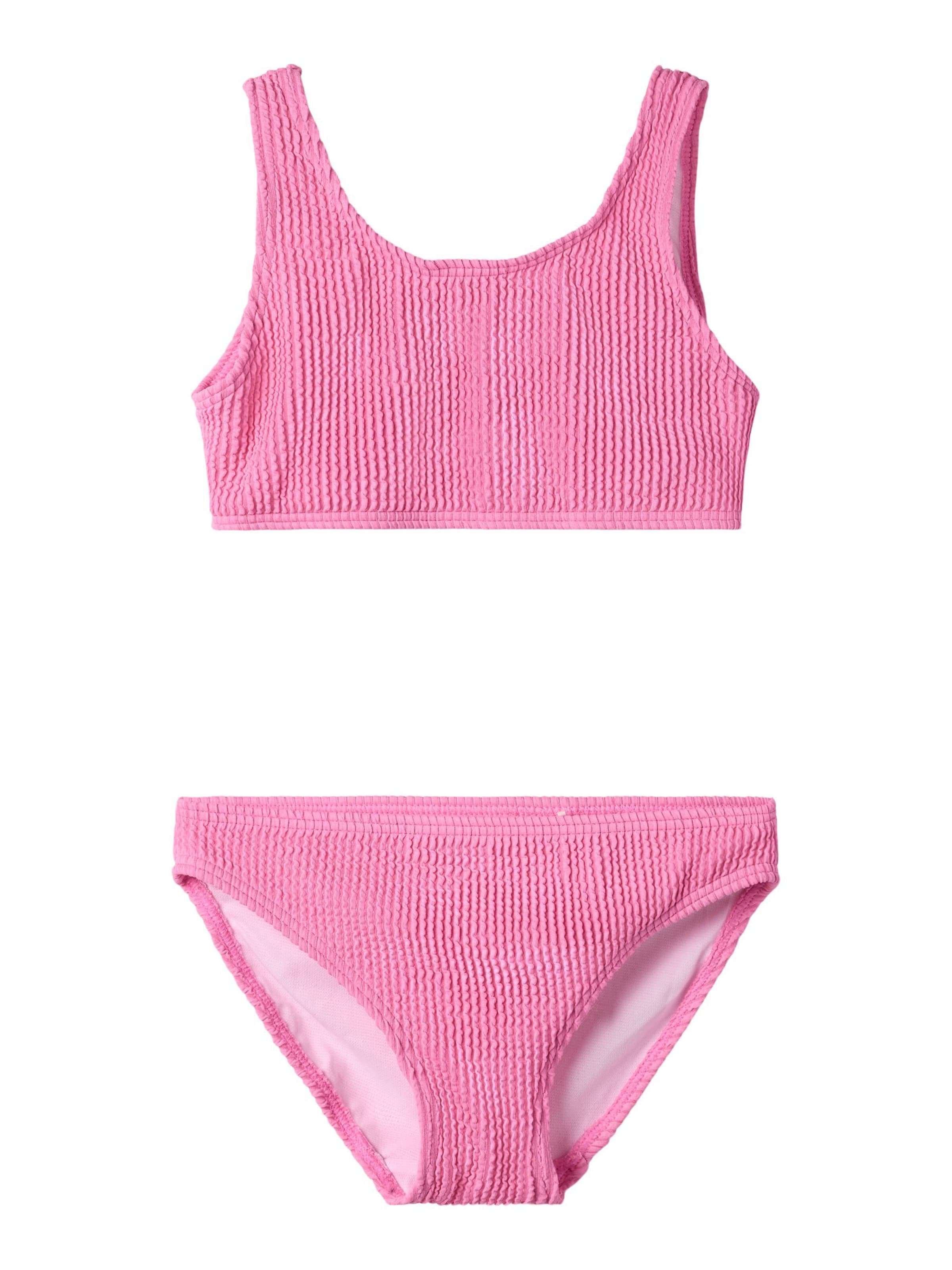 NAME IT Bustier Bikini in Roze: voorkant