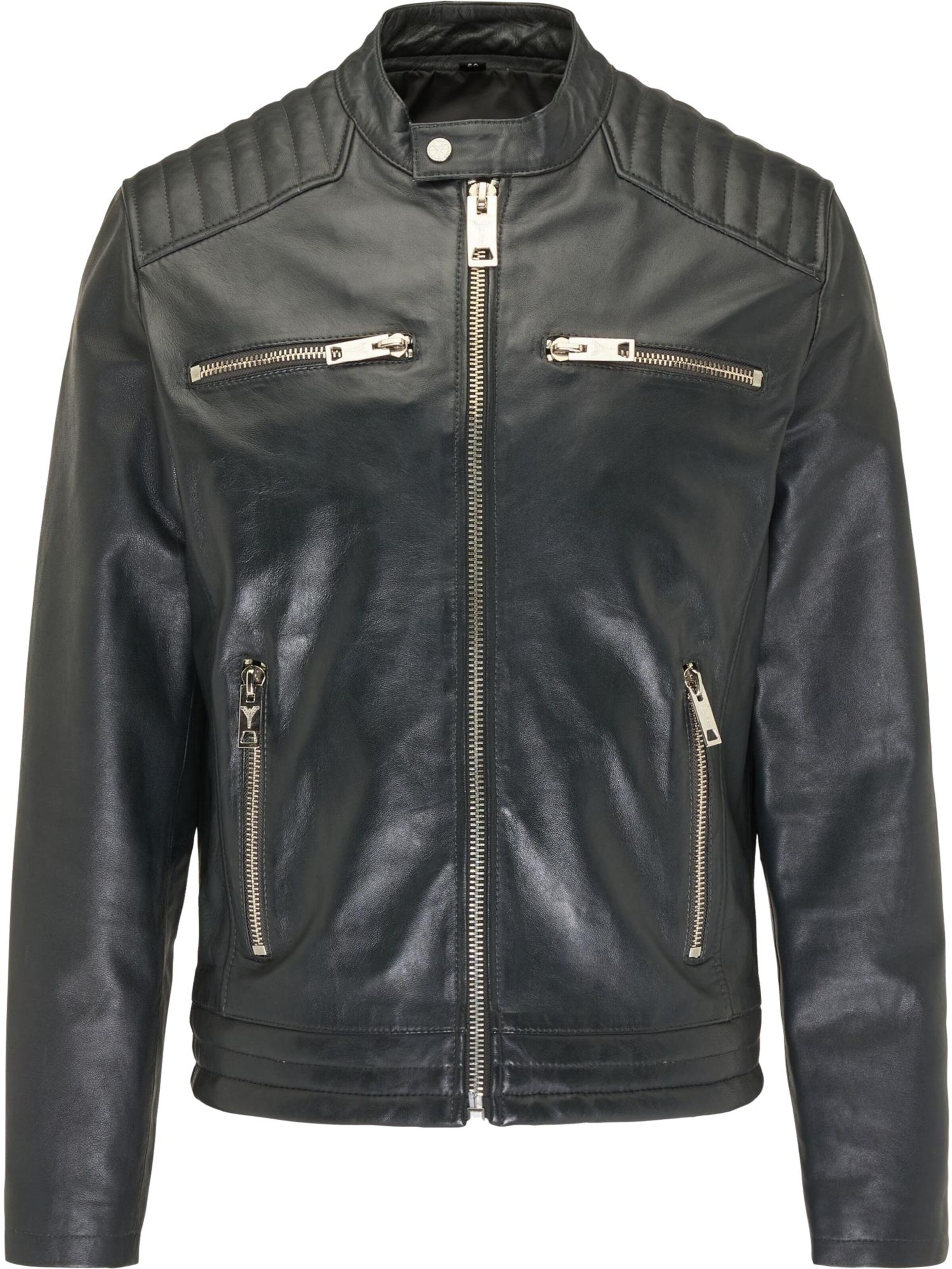 Carlo Colucci Übergangsjacke ' Bento ' in Grau: Vorderseite