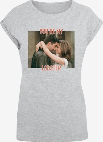 ABSOLUTE CULT T-Shirt 'Friends - You're My Lobster' in Grau: predná strana