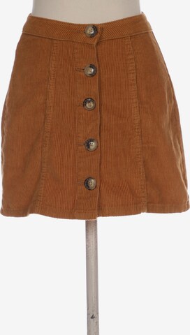Denim Co. Skirt in XXS in Brown: front