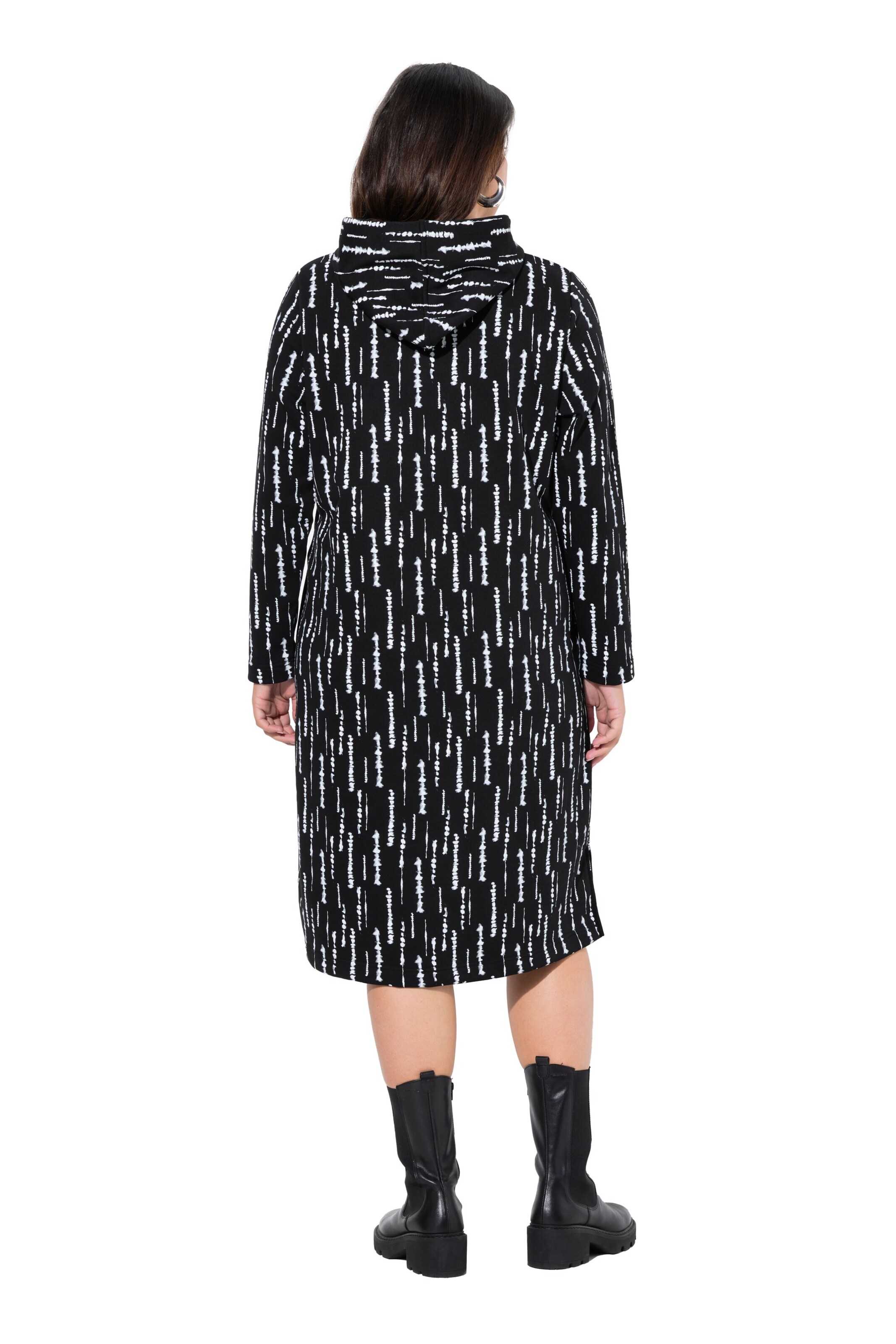 Ulla Popken Sweatjakke i sort