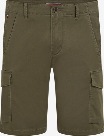 TOMMY HILFIGER Regular Broek in Groen: voorkant