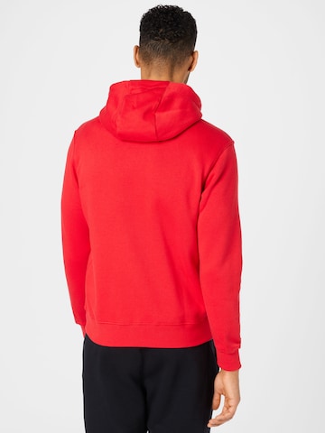 Nike Sportswear Regular Fit Sweatjakke 'Club Fleece' i rød