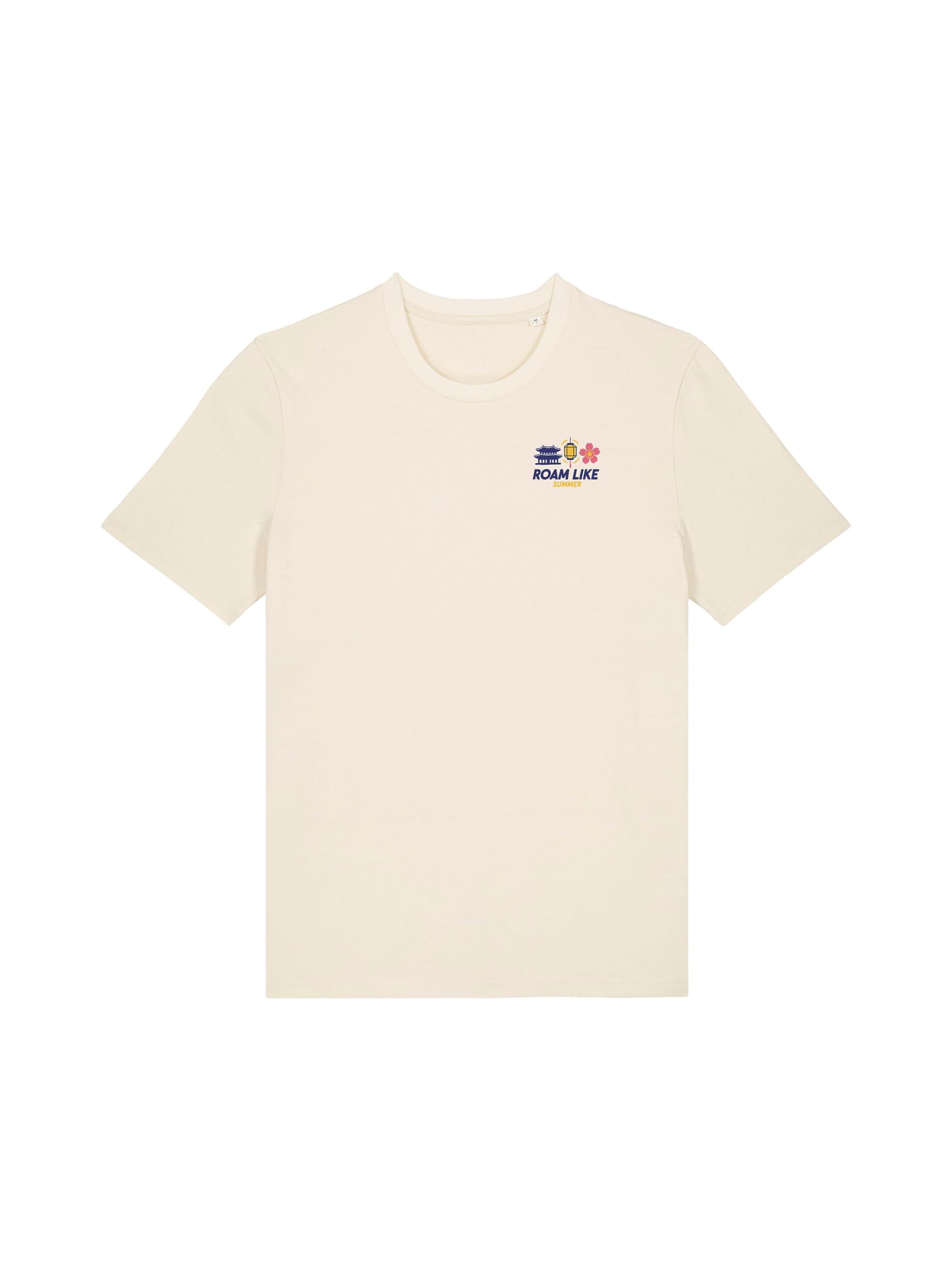 RoamLikeSummer Shirt 'South Korea WM26'‌‌‌‌ in Beige: Vorderseite
