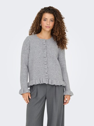 ONLY Cardigan 'ONLRIMA' i grå: forside