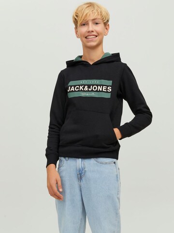 Jack & Jones Junior Tréning póló 'Friday' - fekete: elől