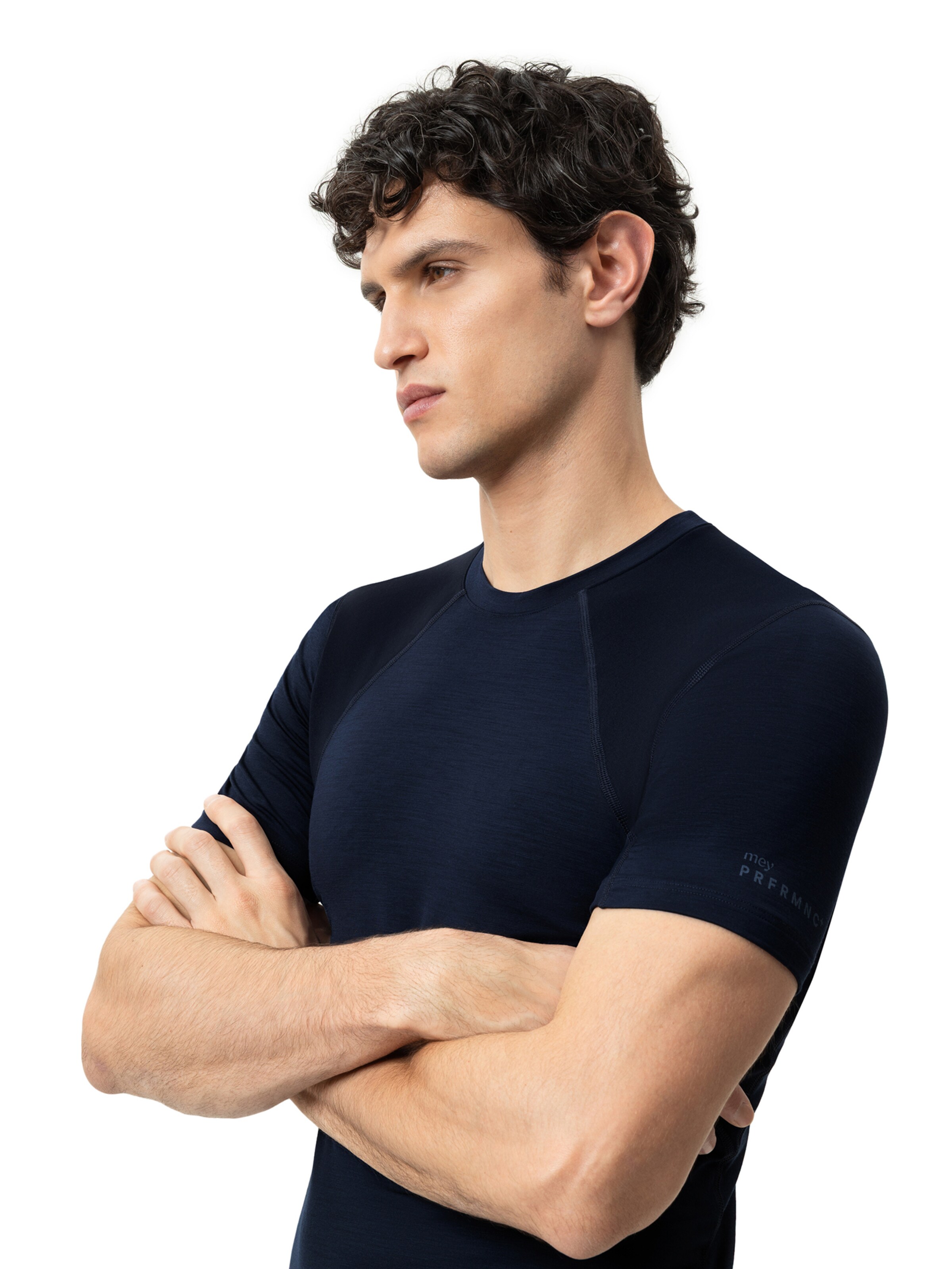 T-Shirt fonctionnel ' PRFRMNC+ ' Mey en bleu