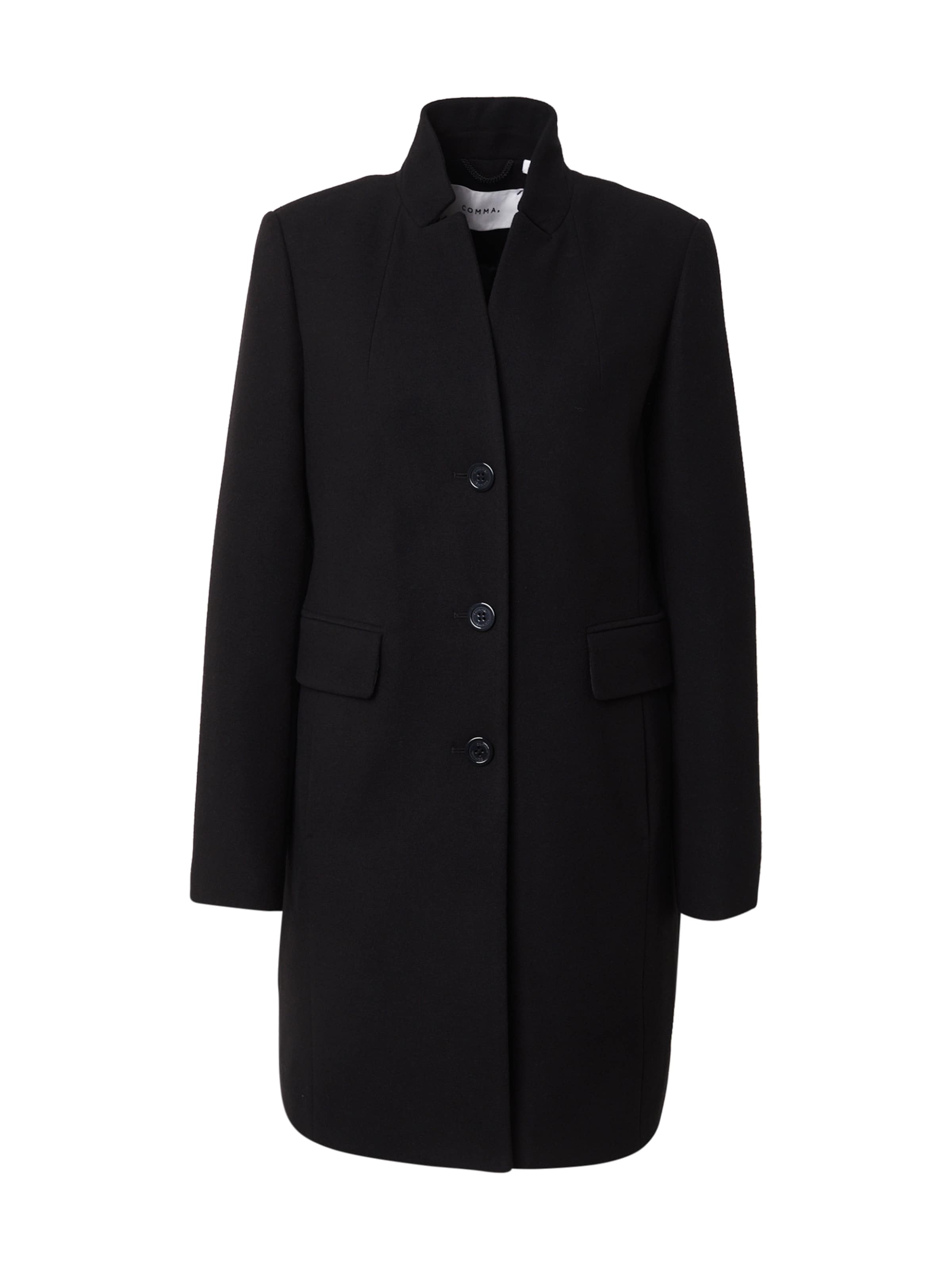 COMMA Tussenmantel in Zwart: voorkant