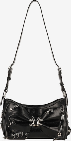 Sac à bandoulière myMo ROCKS en noir : devant