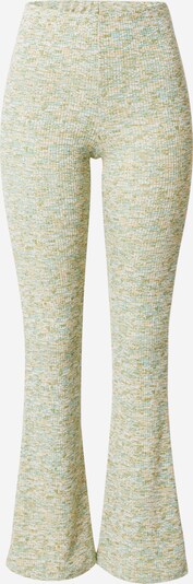 Pantaloni 'NEOJULINE' NEON & NYLON pe ecru / verde / portocaliu deschis, Vizualizare produs