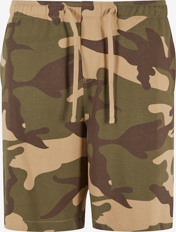 Urban Classics - Loosefit Pantalón en verde: frente