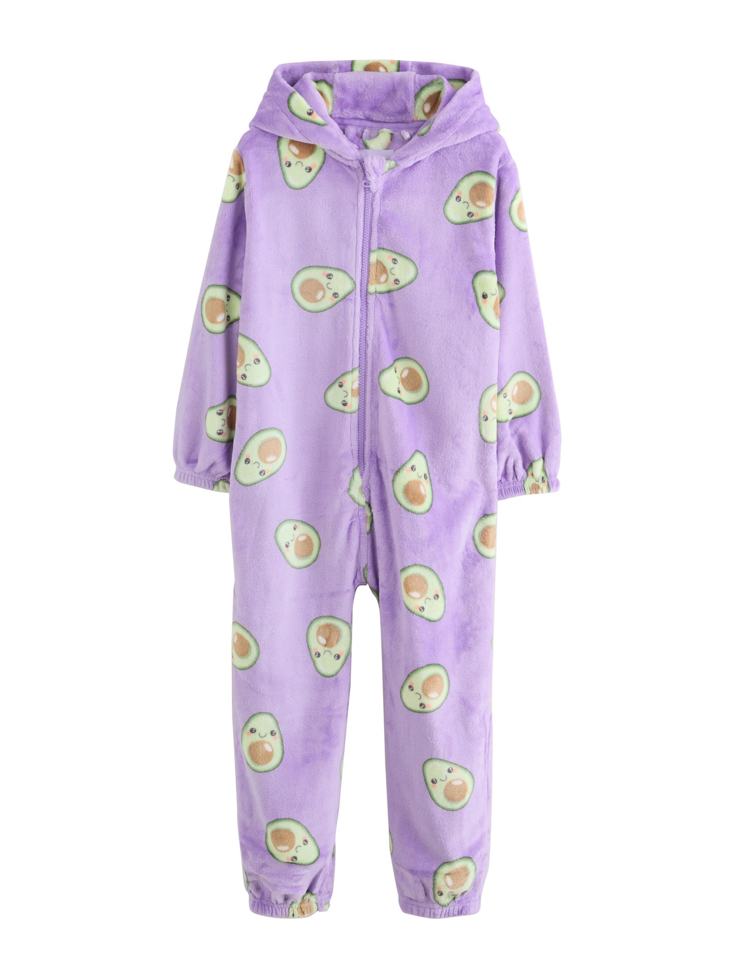 Next Overal – fialová: přední strana