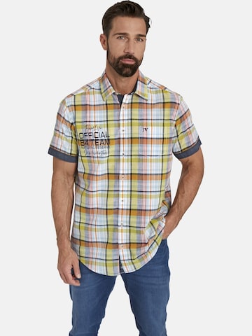 Jan Vanderstorm Comfort fit Overhemd ' Maart ' in Gemengde kleuren: voorkant