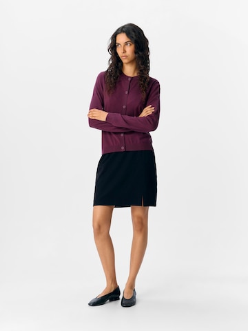 OBJECT Gebreid vest 'OBJThess' in Lila