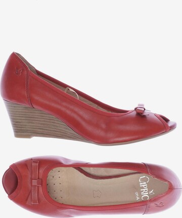 CAPRICE Pumps 38 in Rot: predná strana