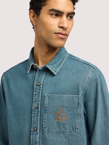 Coupe regular Chemise Trussardi en bleu