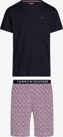 Tommy Hilfiger Underwear Short Pajamas in Black: front