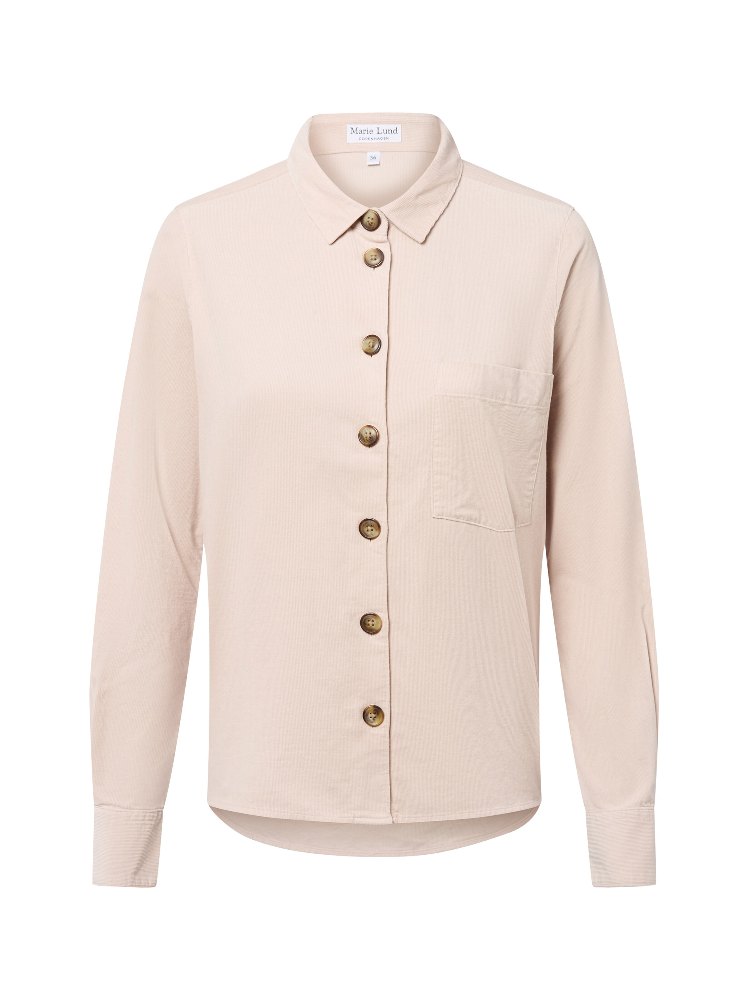 Marie Lund Blouse in Beige: front