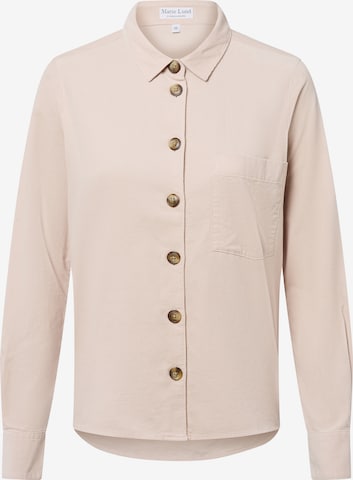 Marie Lund Blouse in Beige: front