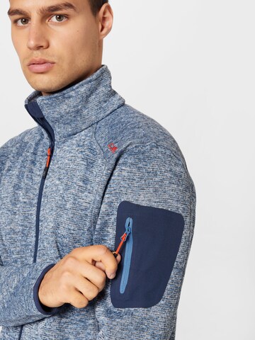 CMP Regular fit Athletic Fleece Jacket in Blue