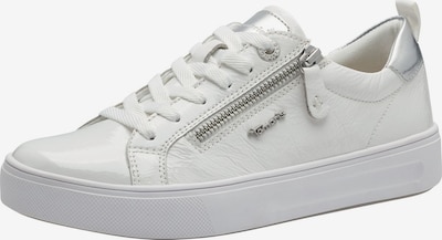 TAMARIS Sneakers in Silver / Off white, Item view