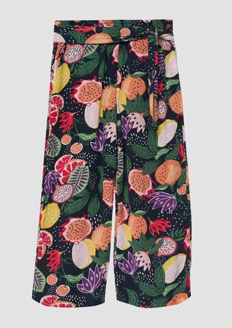 Wide Leg Pantalon s.Oliver en bleu