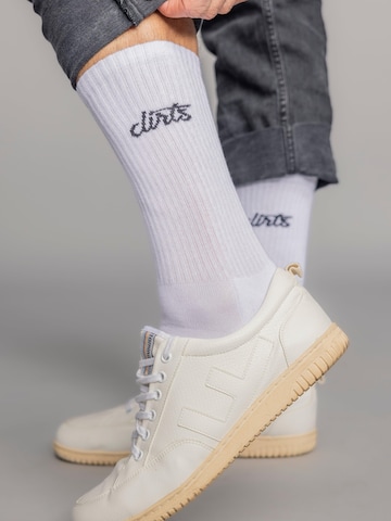 Dirts Socken 'Classic Logo Socks'‌‌‌‌ in Weiß