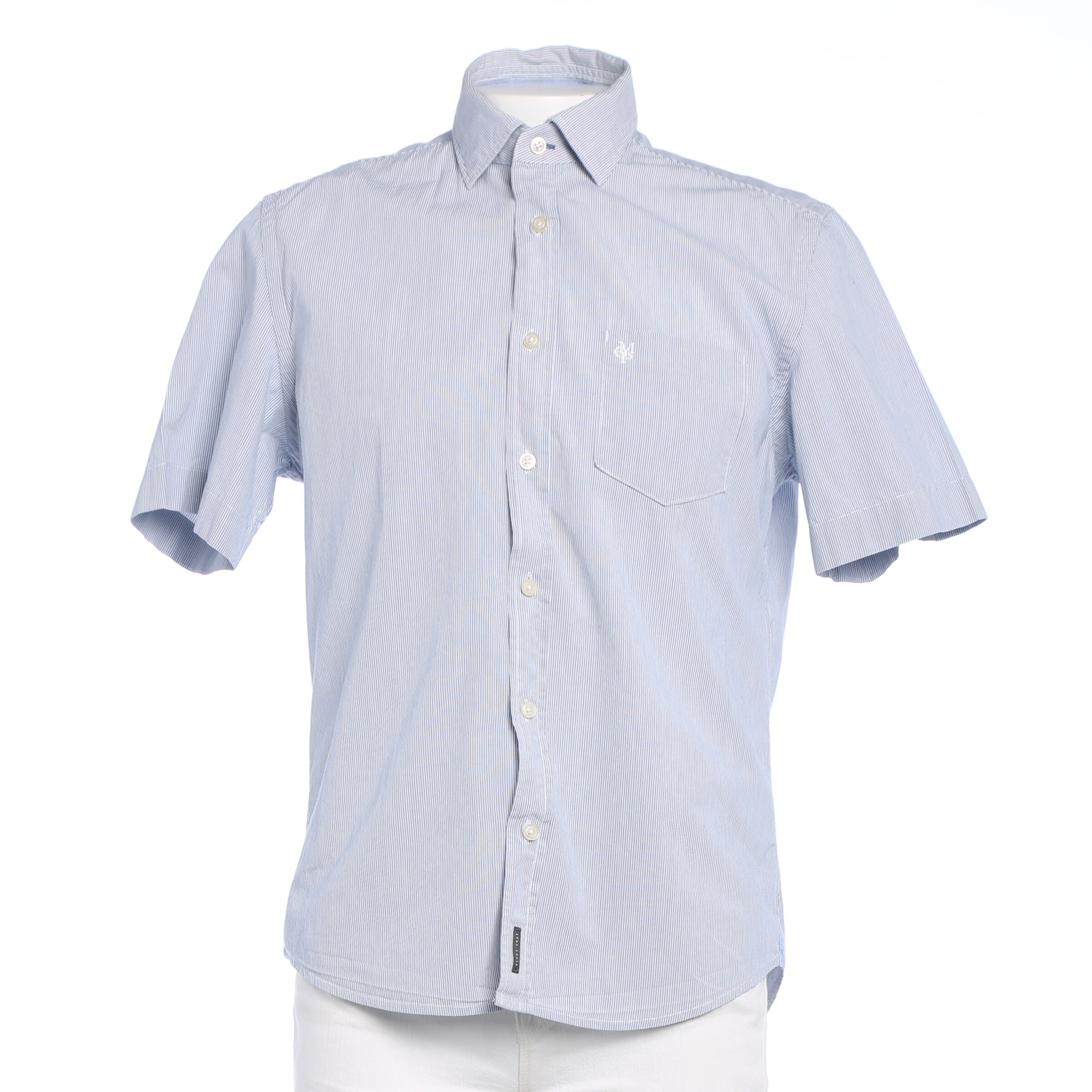 Marc O'Polo Button Up Shirt in M in Blue: front