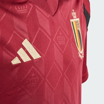 T-Shirt fonctionnel 'Belgium 24 Home' ADIDAS PERFORMANCE en rouge