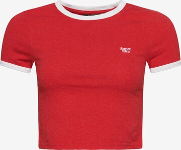 Superdry Shirt in Rood: voorkant
