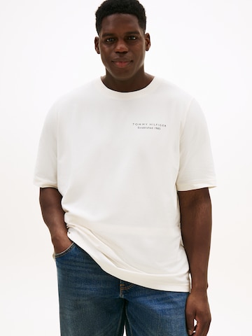 Tommy Hilfiger Big & Tall Shirt in Wit: voorkant