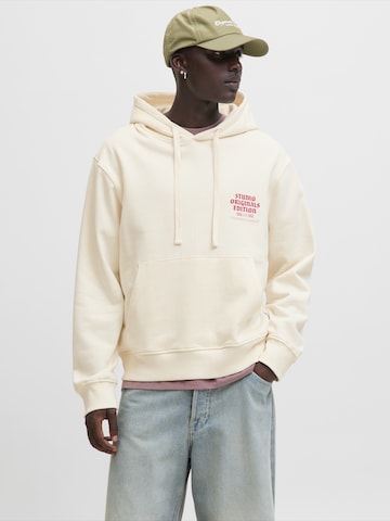 JACK & JONES Sweatshirt 'JORMEADOWS' i hvid