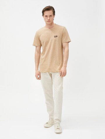 Koton T-Shirt in Beige