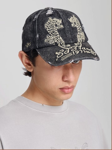 Ed Hardy Hætte 'Desert Tiger 5' i sort: forside