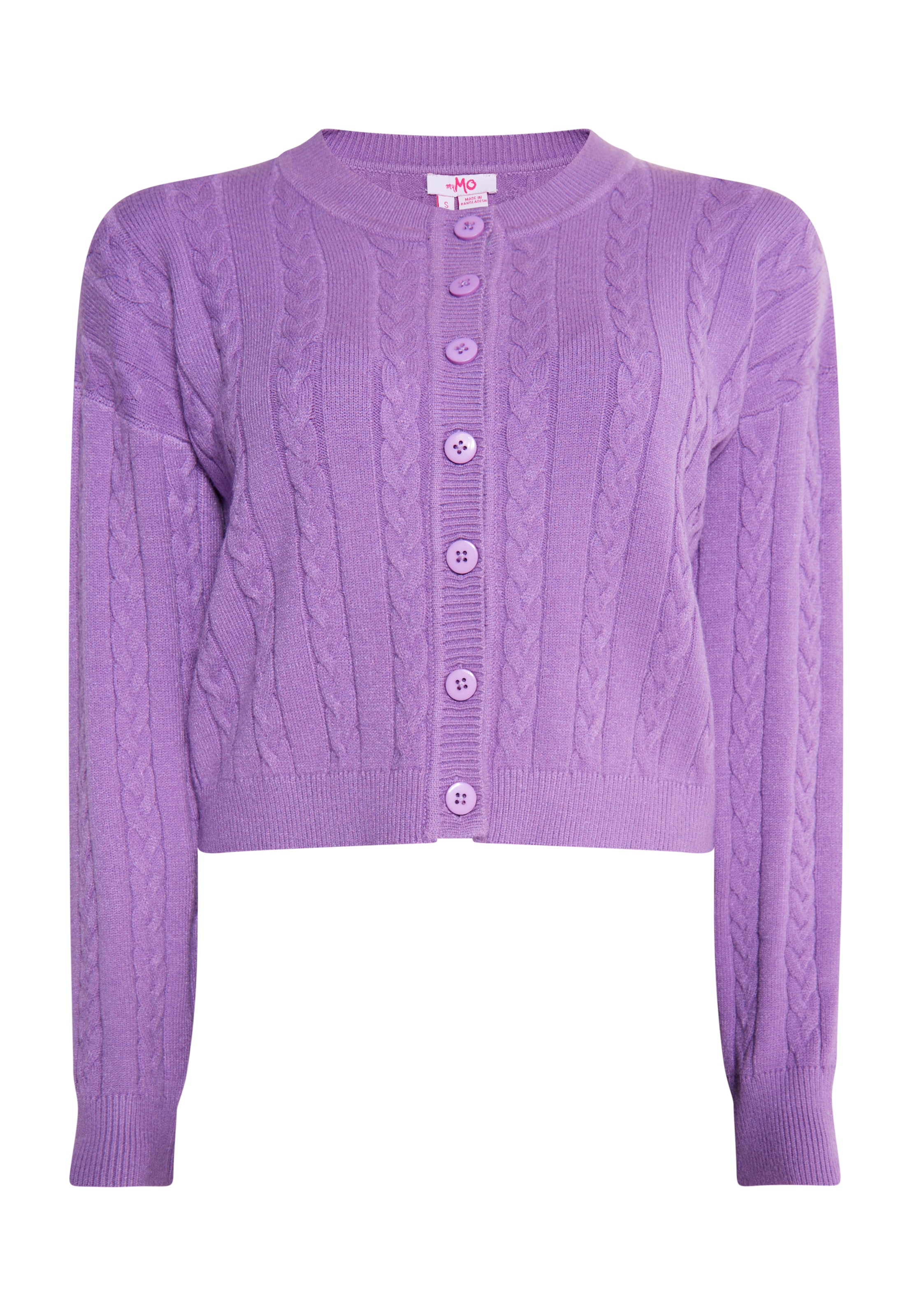 MYMO Kardigán 'Biany' - Fialová: predná strana