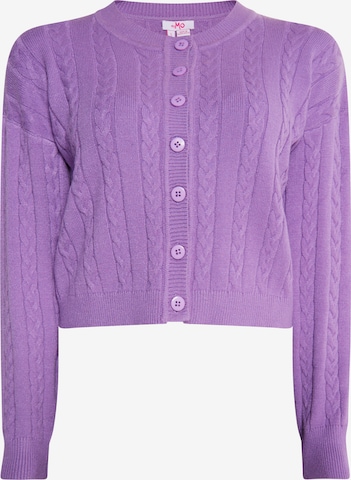 MYMO Knit Cardigan 'Biany' in Purple: front