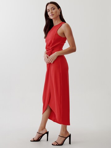 Tussah Cocktail dress 'SAMARA' in Red