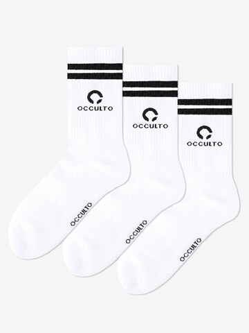 Occulto Sports socks 'Ray' in White
