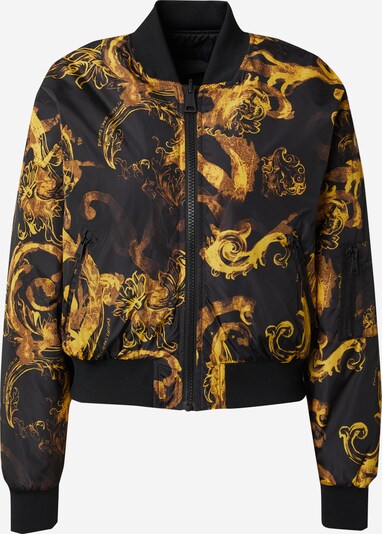 Versace Jeans Couture Veste mi-saison en jaune d'or / noir, Vue avec produit