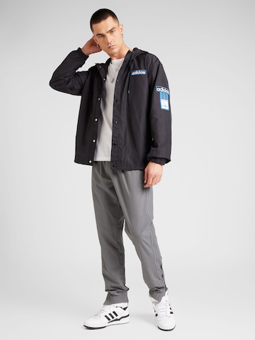 juoda ADIDAS ORIGINALS Demisezoninė striukė 'Adibreak'