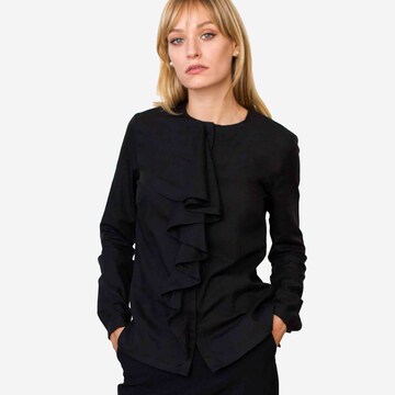 SANOGE Blouse in Black: front