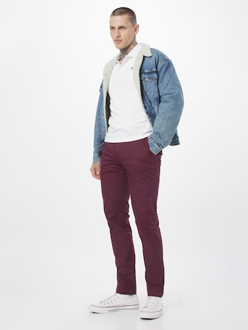 SCOTCH & SODA Regular Chino 'Mott seasonal essential' in Rood