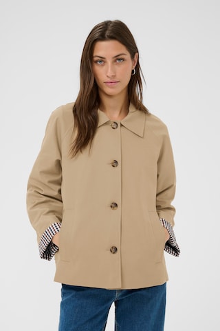 Part Two Tussenjas in Beige: voorkant